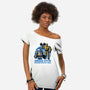 Android Space Gym-Womens-Off Shoulder-Tee-Studio Mootant