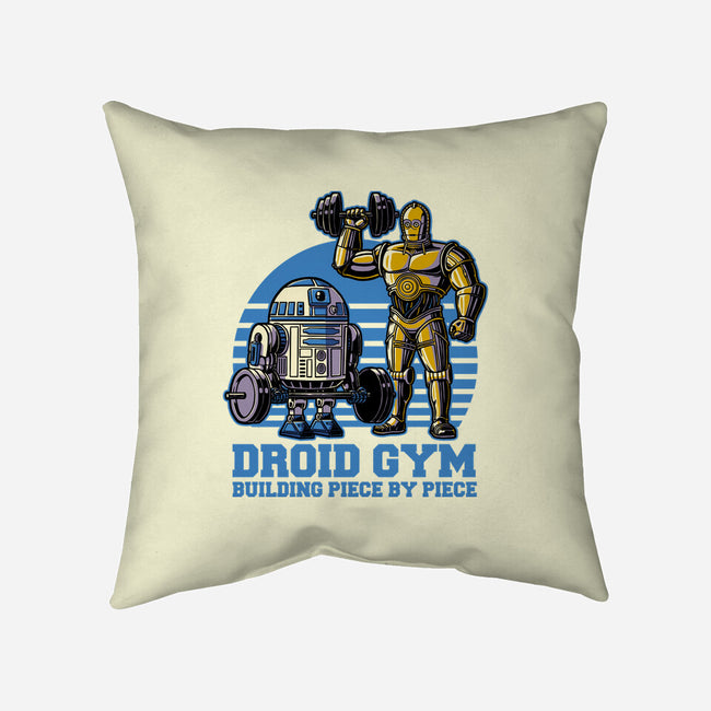 Android Space Gym-None-Non-Removable Cover w Insert-Throw Pillow-Studio Mootant