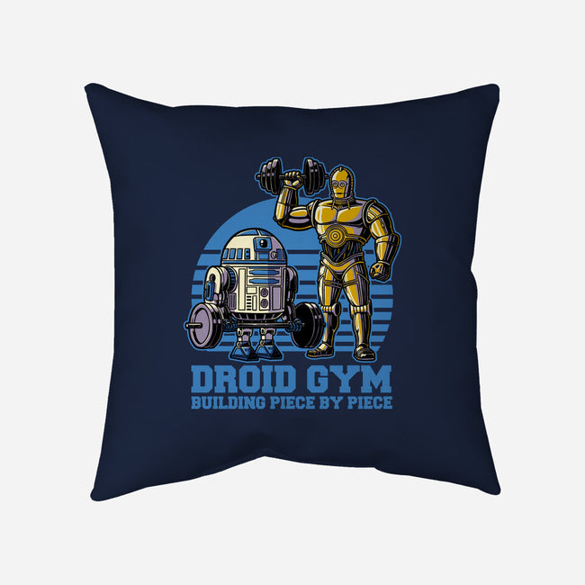 Android Space Gym-None-Non-Removable Cover w Insert-Throw Pillow-Studio Mootant