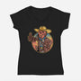 The Ghoul Boy-Womens-V-Neck-Tee-demonigote