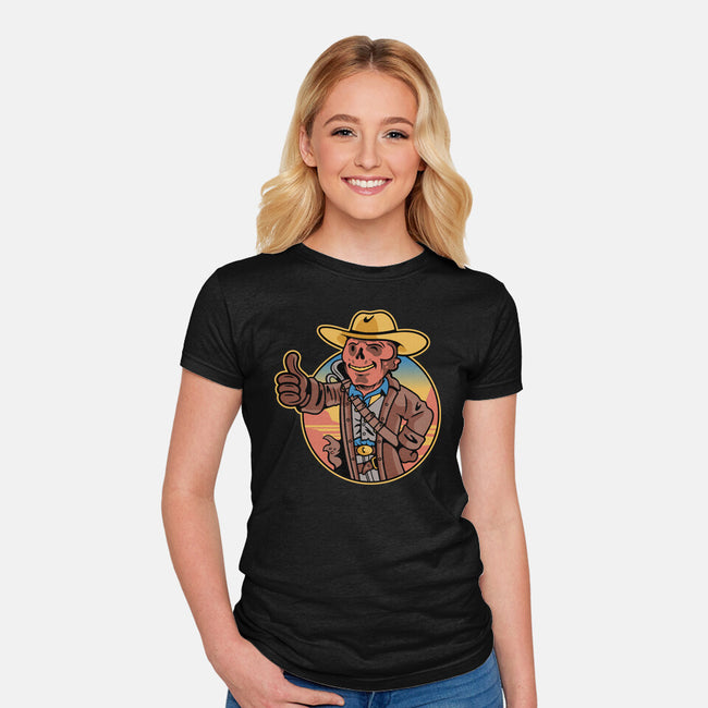 The Ghoul Boy-Womens-Fitted-Tee-demonigote