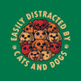 Easily Distracted By Cats And Dogs-Mens-Long Sleeved-Tee-erion_designs