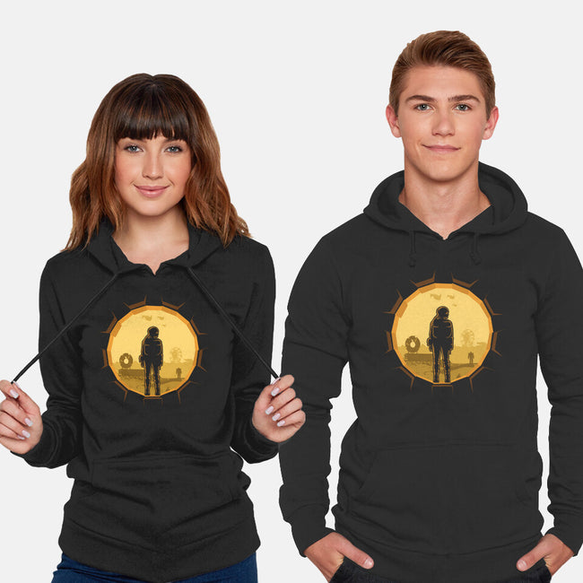 Life Outside Of Vault 33-Unisex-Pullover-Sweatshirt-bomdesignz