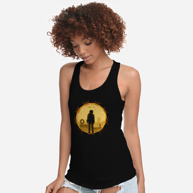 Life Outside Of Vault 33-Womens-Racerback-Tank-bomdesignz