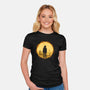Life Outside Of Vault 33-Womens-Fitted-Tee-bomdesignz