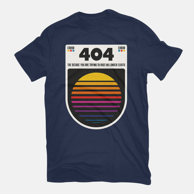 404 Decade Not Found-Womens-Fitted-Tee-BadBox