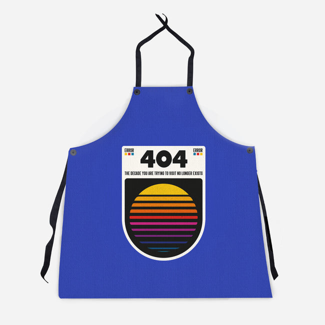 404 Decade Not Found-Unisex-Kitchen-Apron-BadBox