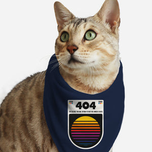 404 Decade Not Found-Cat-Bandana-Pet Collar-BadBox