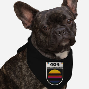 404 Decade Not Found-Dog-Bandana-Pet Collar-BadBox