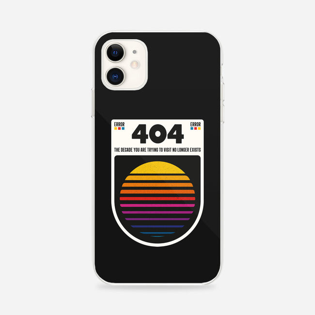 404 Decade Not Found-iPhone-Snap-Phone Case-BadBox