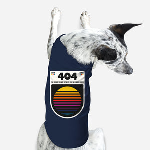 404 Decade Not Found-Dog-Basic-Pet Tank-BadBox