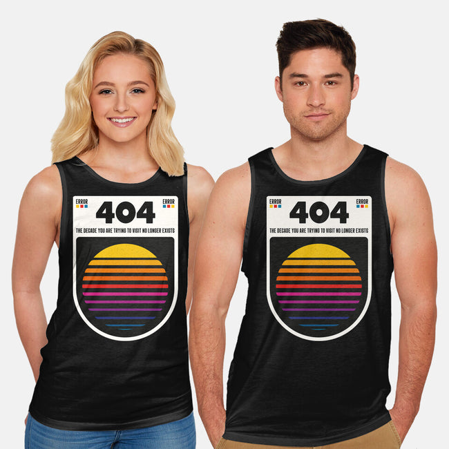 404 Decade Not Found-Unisex-Basic-Tank-BadBox