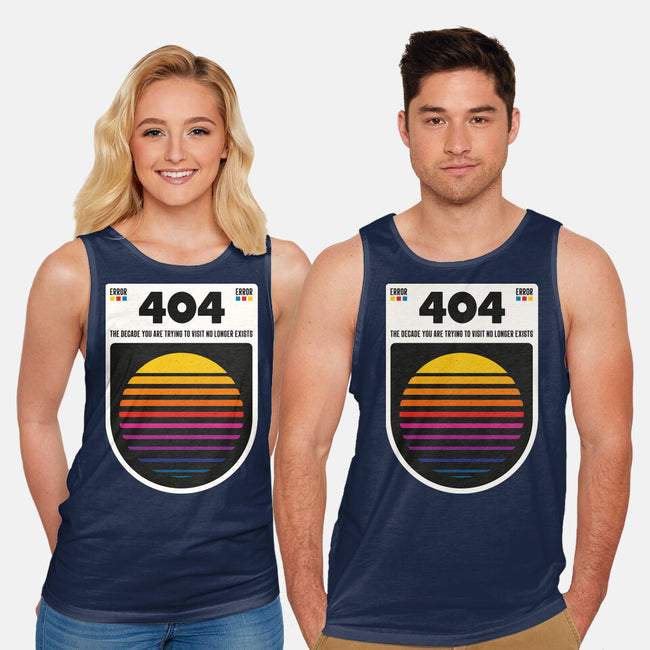 404 Decade Not Found-Unisex-Basic-Tank-BadBox