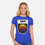 404 Decade Not Found-Womens-Fitted-Tee-BadBox