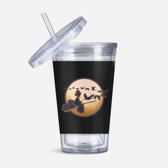 Young Witch Moon-None-Acrylic Tumbler-Drinkware-rmatix