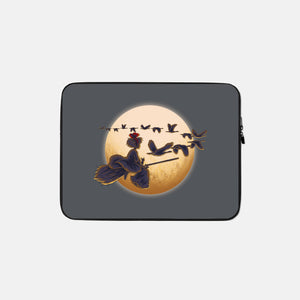 Young Witch Moon-None-Zippered-Laptop Sleeve-rmatix