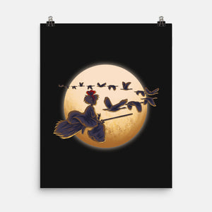 Young Witch Moon-None-Matte-Poster-rmatix