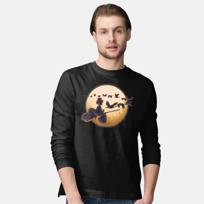 Young Witch Moon-Mens-Long Sleeved-Tee-rmatix