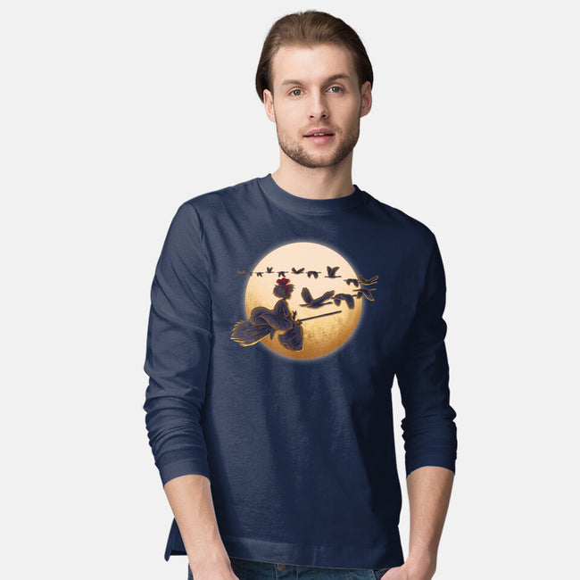 Young Witch Moon-Mens-Long Sleeved-Tee-rmatix