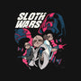 Sloth Wars-Womens-Racerback-Tank-Planet of Tees