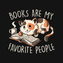 Books Are My Favorite People-Unisex-Basic-Tank-koalastudio
