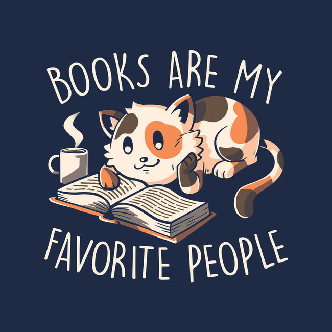 Books Are My Favorite People-Unisex-Basic-Tee-koalastudio