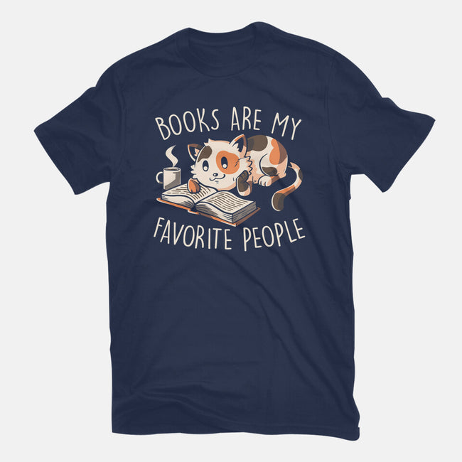 Books Are My Favorite People-Womens-Fitted-Tee-koalastudio
