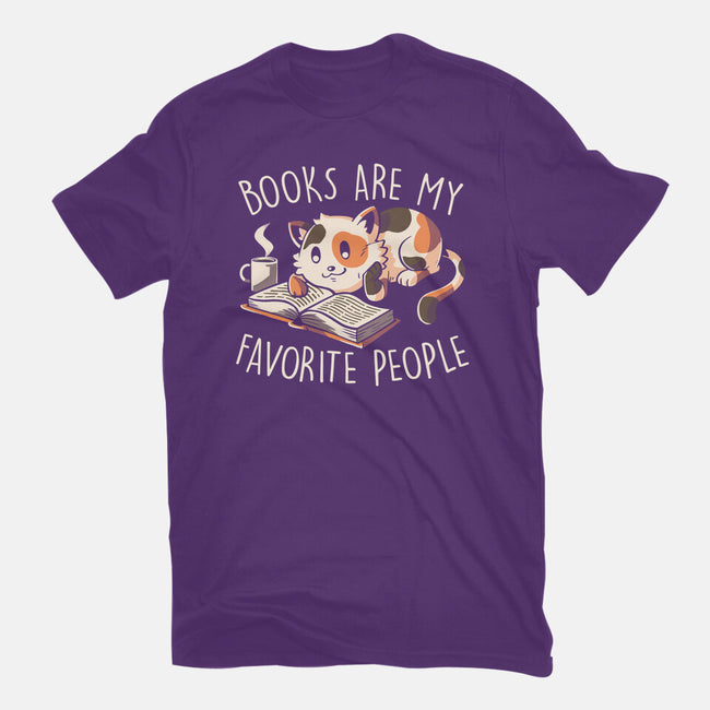 Books Are My Favorite People-Womens-Basic-Tee-koalastudio