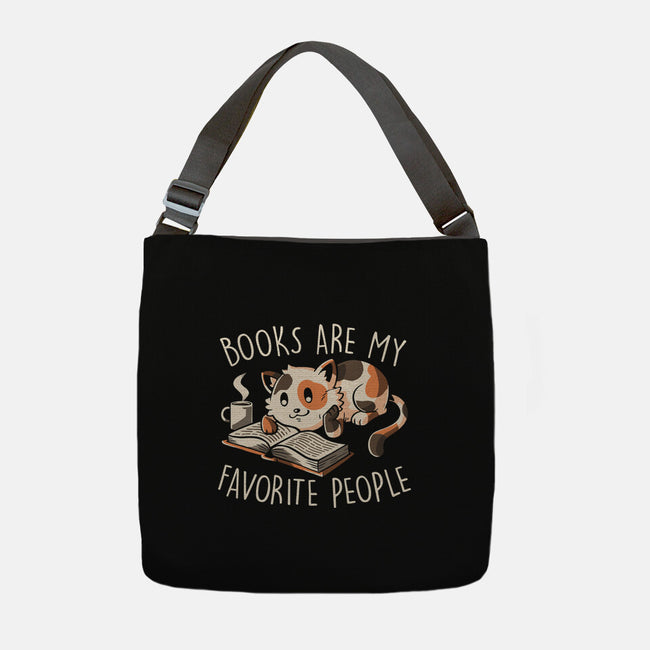 Books Are My Favorite People-None-Adjustable Tote-Bag-koalastudio