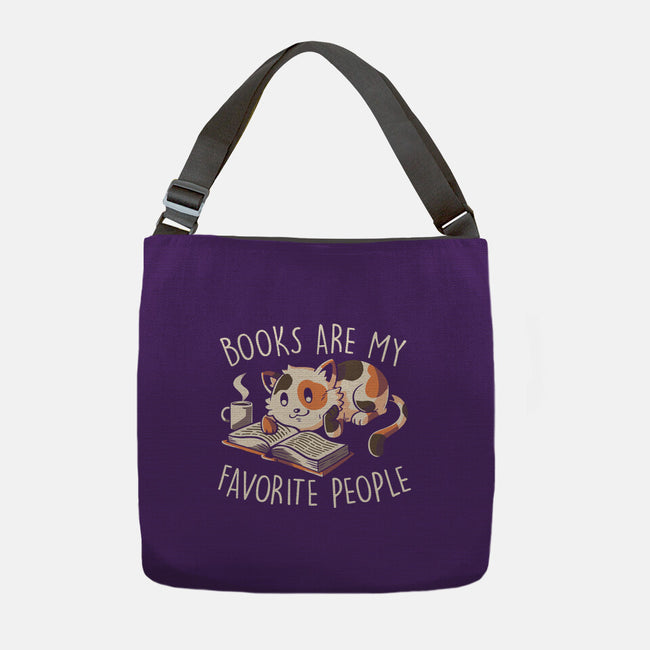 Books Are My Favorite People-None-Adjustable Tote-Bag-koalastudio