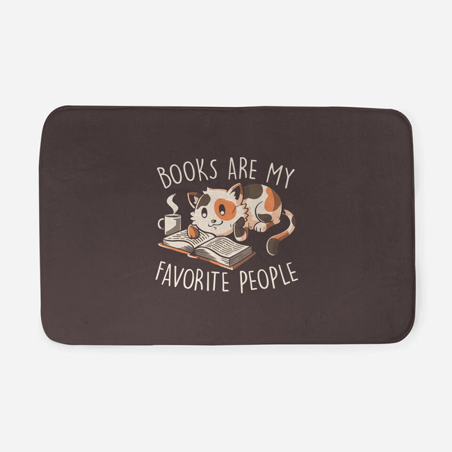 Books Are My Favorite People-None-Memory Foam-Bath Mat-koalastudio