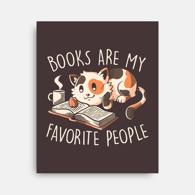 Books Are My Favorite People-None-Stretched-Canvas-koalastudio