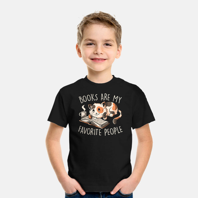 Books Are My Favorite People-Youth-Basic-Tee-koalastudio