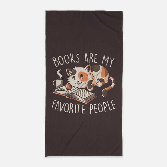 Books Are My Favorite People-None-Beach-Towel-koalastudio