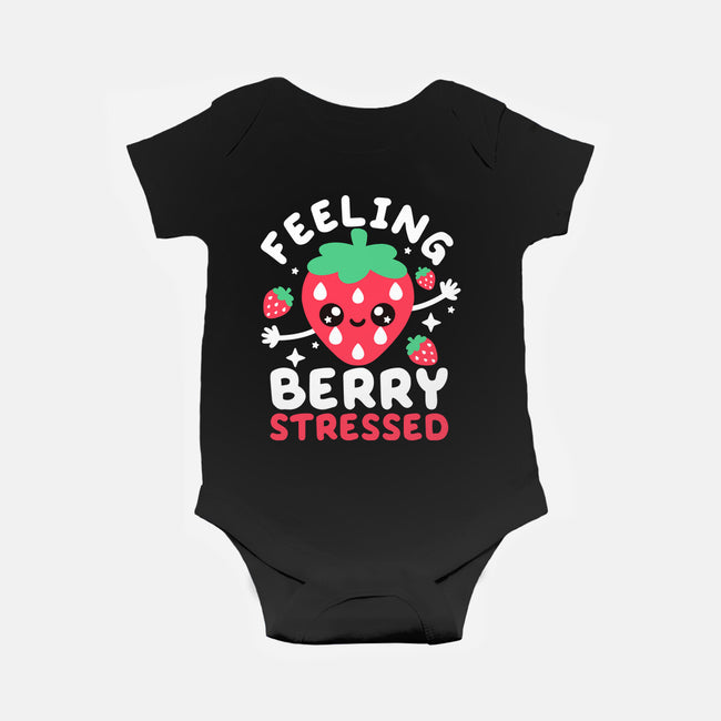 Feeling Berry Stressed-Baby-Basic-Onesie-NemiMakeit