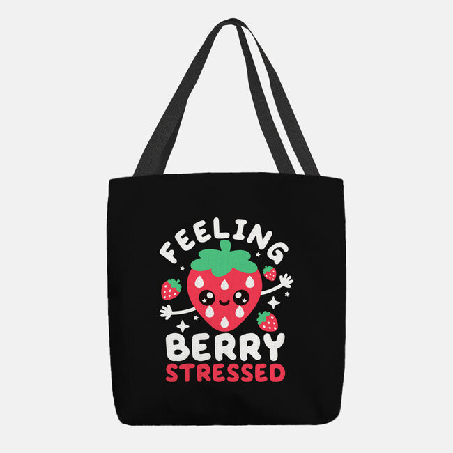 Feeling Berry Stressed-None-Basic Tote-Bag-NemiMakeit