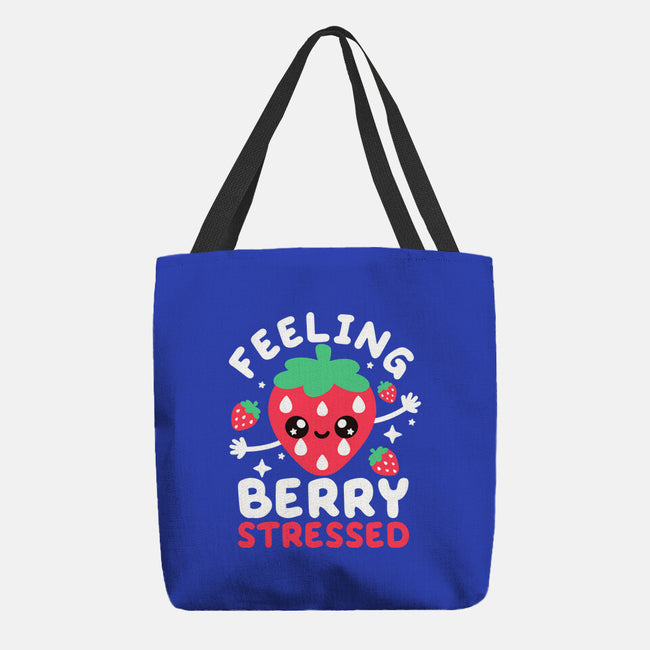 Feeling Berry Stressed-None-Basic Tote-Bag-NemiMakeit