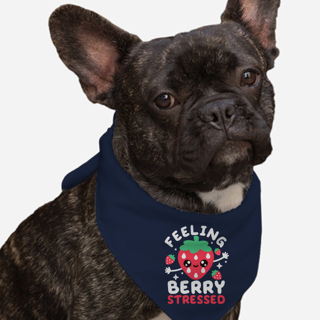 Feeling Berry Stressed-Dog-Bandana-Pet Collar-NemiMakeit