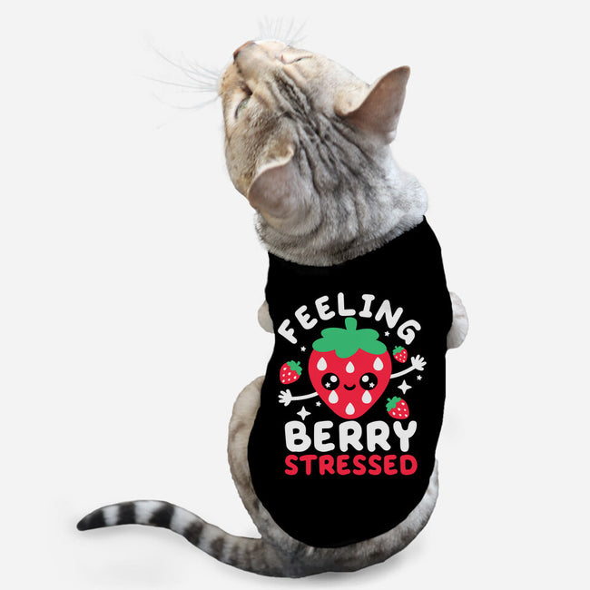 Feeling Berry Stressed-Cat-Basic-Pet Tank-NemiMakeit