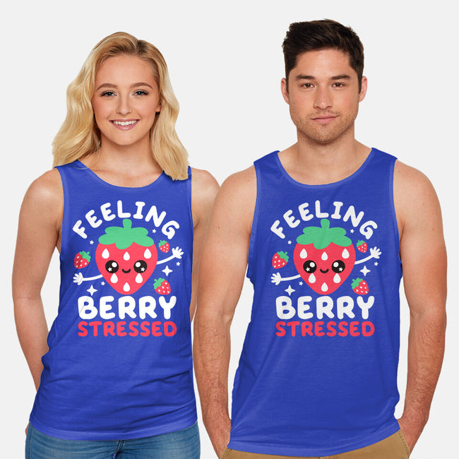 Feeling Berry Stressed-Unisex-Basic-Tank-NemiMakeit