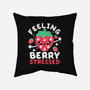 Feeling Berry Stressed-None-Removable Cover w Insert-Throw Pillow-NemiMakeit