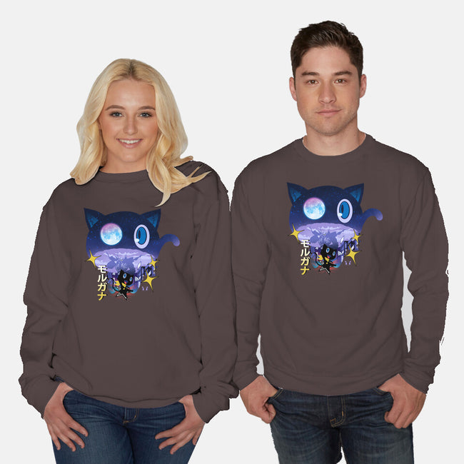 Morgana Night-Unisex-Crew Neck-Sweatshirt-dandingeroz