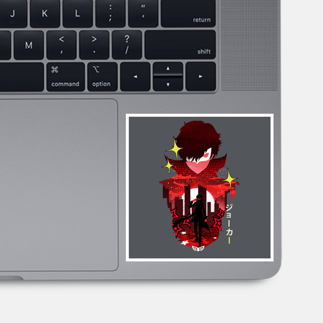 Joker Sunset-None-Glossy-Sticker-dandingeroz