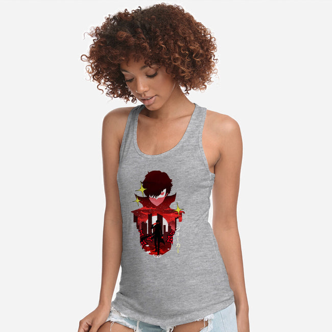 Joker Sunset-Womens-Racerback-Tank-dandingeroz