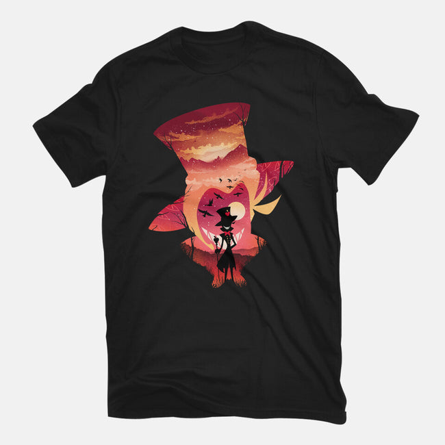 Lucifer Sunset-Youth-Basic-Tee-dandingeroz