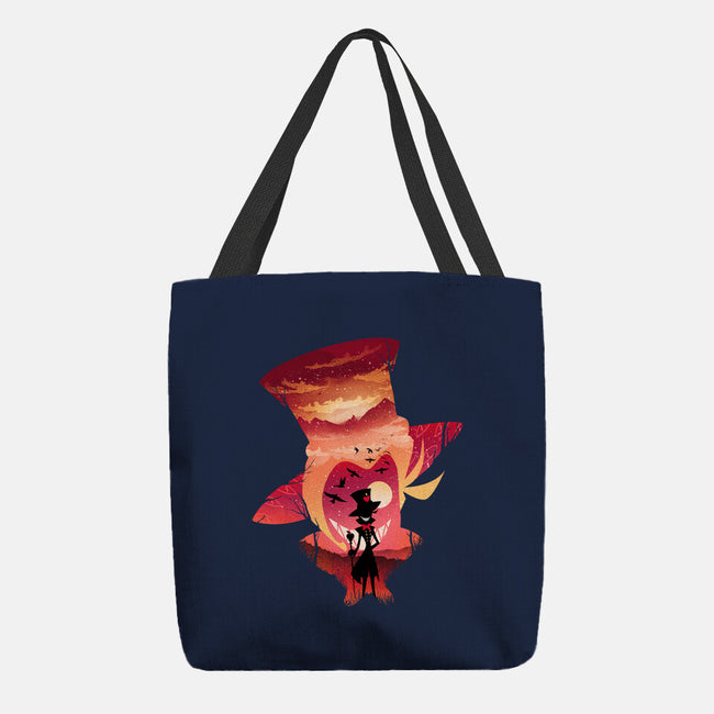 Lucifer Sunset-None-Basic Tote-Bag-dandingeroz