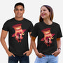 Lucifer Sunset-Unisex-Basic-Tee-dandingeroz