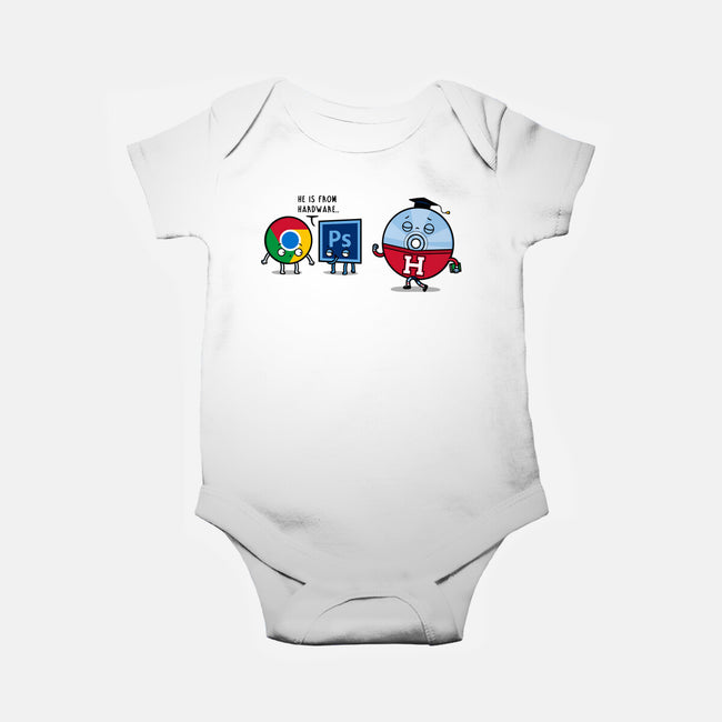 Campus Disc-Baby-Basic-Onesie-Raffiti