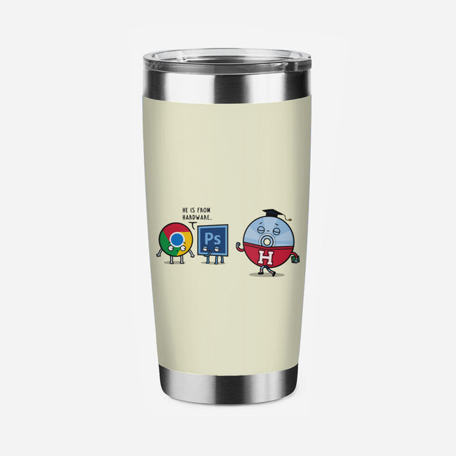 Campus Disc-None-Stainless Steel Tumbler-Drinkware-Raffiti