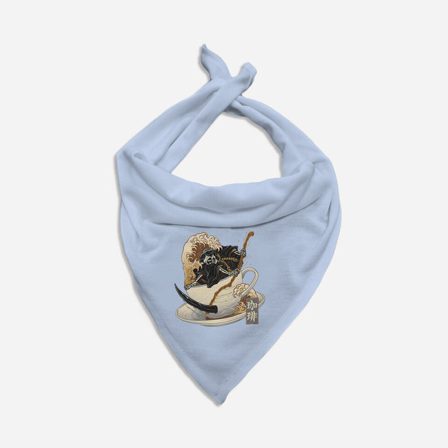 Death Coffee-Dog-Bandana-Pet Collar-glitchygorilla